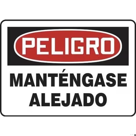 Accuform OSHA DANGER SAFETY SIGN KEEP OUT SHMADM064XP SHMADM064XP